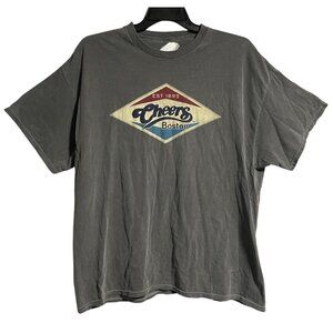 Blue 84 Cheers Boston T Shirt Charcoal Gray Mens XXL 100% Cotton Graphic Tee